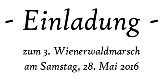Einladung
